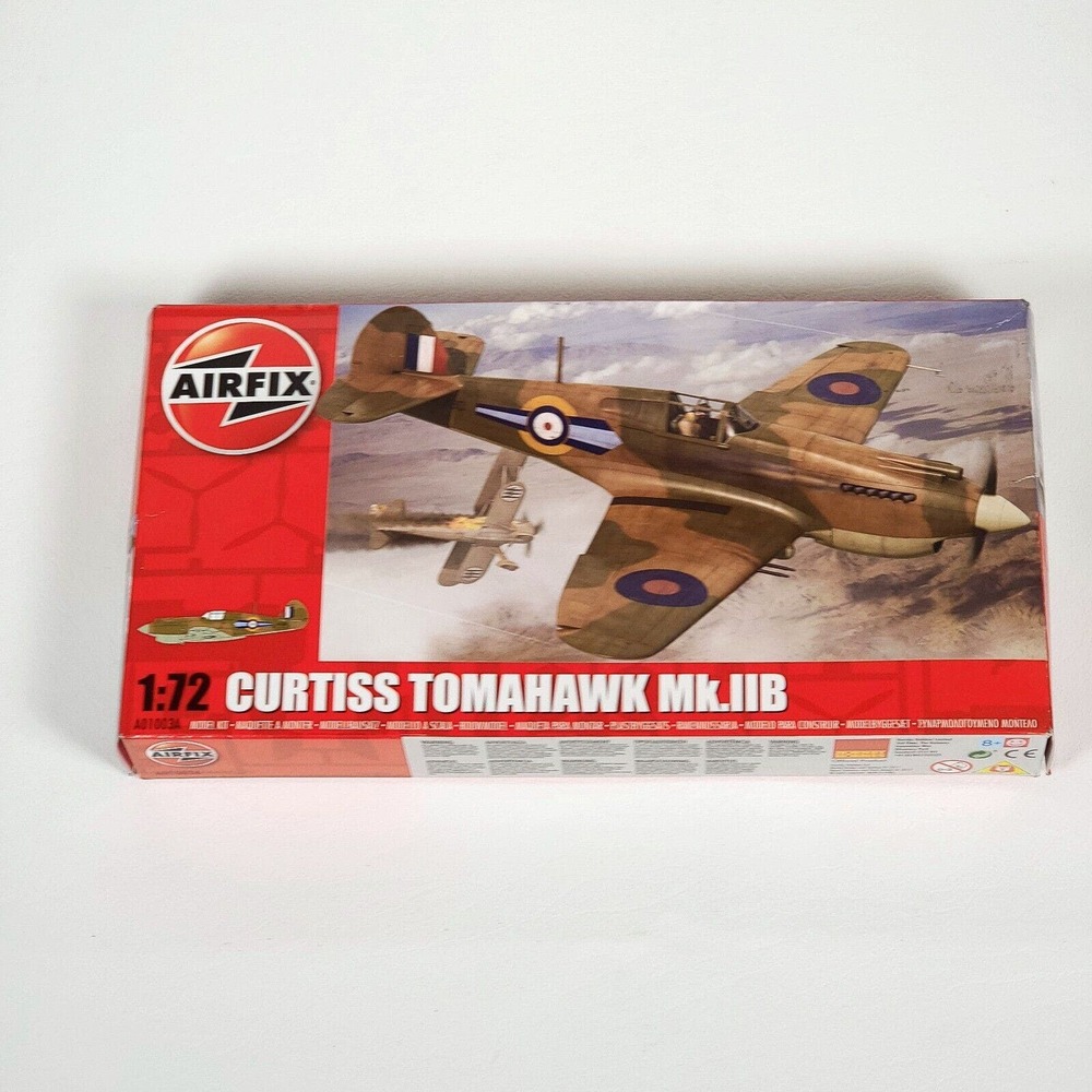 Airfix Curtiss Tomahawk Mk.11B Fighter A01003A 1:72 Kit Airplane + Pro Parts NEW